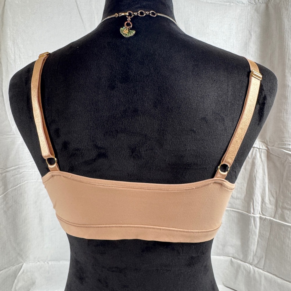 Victoria Secret Dream Angels Women's Bralette XL Tan Beige V-Neck 417809-SEQ - Picture 5 of 7
